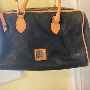 Dooney & Bourke Pebbled Satin Leather Satchel